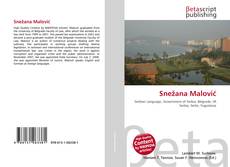 Capa do livro de Snežana Malović 