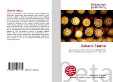 Couverture de Zaharia Stancu