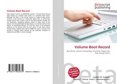 Couverture de Volume Boot Record