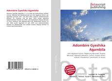Copertina di Adombire Gyeshika Agambila