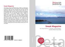 Copertina di Sneak Magazine