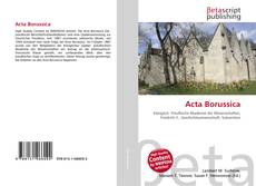 Couverture de Acta Borussica