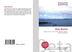 Copertina di Acta diurna