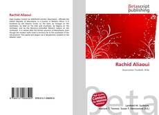 Copertina di Rachid Aliaoui