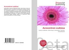 Couverture de Acrocentron scabiosa