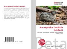Copertina di Acrocephalus familiaris familiaris