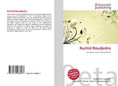 Copertina di Rachid Boudjedra