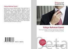 Copertina di Yahya Rahmat-Samii
