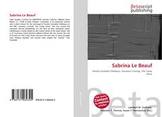 Buchcover von Sabrina Le Beauf