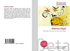 Copertina di Sabrina Lloyd
