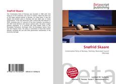 Capa do livro de Snøfrid Skaare 