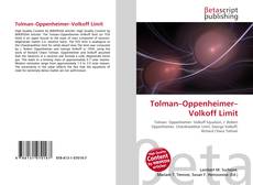 Buchcover von Tolman–Oppenheimer–Volkoff Limit