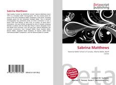 Buchcover von Sabrina Matthews