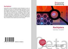 Buchcover von Rachiptera