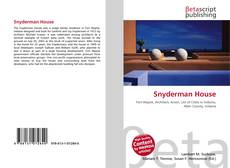 Copertina di Snyderman House
