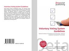 Buchcover von Voluntary Voting System Guidelines
