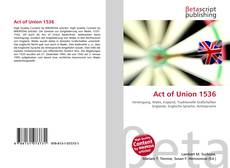 Buchcover von Act of Union 1536