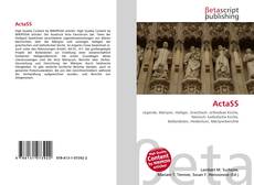 Buchcover von ActaSS