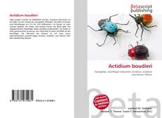 Copertina di Actidium boudieri