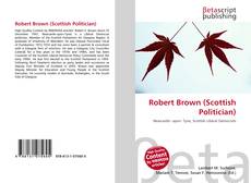 Capa do livro de Robert Brown (Scottish Politician) 