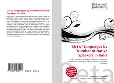 Copertina di List of Languages by Number of Native Speakers in India