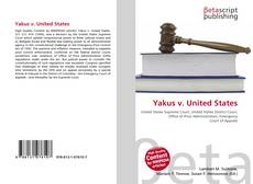 Buchcover von Yakus v. United States