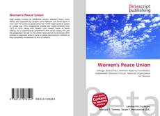 Copertina di Women's Peace Union