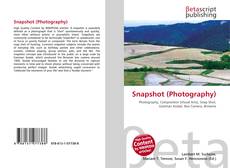 Copertina di Snapshot (Photography)