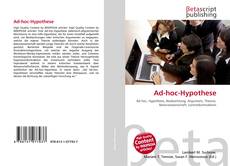 Copertina di Ad-hoc-Hypothese