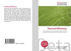 Buchcover von Thermal Efficiency