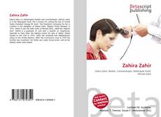 Copertina di Zahira Zahir