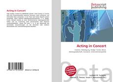 Couverture de Acting in Concert