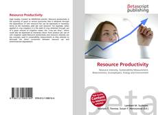 Copertina di Resource Productivity