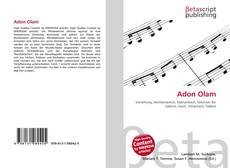Couverture de Adon Olam