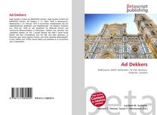 Copertina di Ad Dekkers