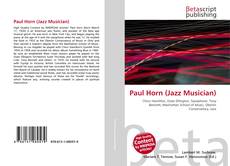 Copertina di Paul Horn (Jazz Musician)