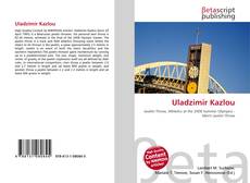 Buchcover von Uladzimir Kazlou