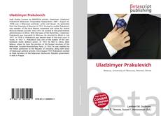 Capa do livro de Uladzimyer Prakulevich 