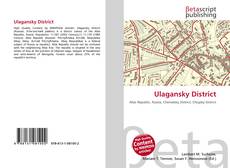 Copertina di Ulagansky District