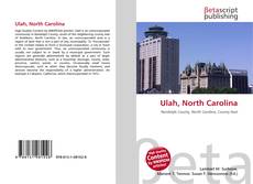 Copertina di Ulah, North Carolina