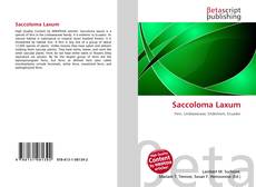 Copertina di Saccoloma Laxum