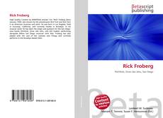 Buchcover von Rick Froberg