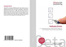 Capa do livro de Volusia Error 