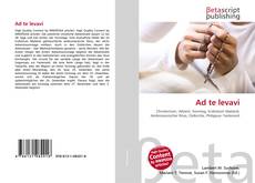 Copertina di Ad te levavi