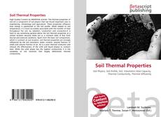 Copertina di Soil Thermal Properties