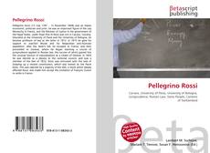 Copertina di Pellegrino Rossi