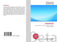 Couverture de Snezhinsk