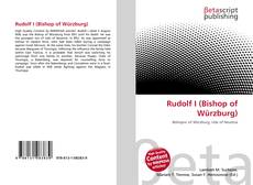 Couverture de Rudolf I (Bishop of Würzburg)