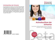 Capa do livro de Actinobacillose der Schweine 