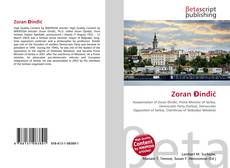 Capa do livro de Zoran Đinđić 